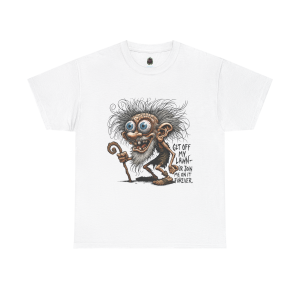 Get Off My Lawn – Threat-Level Grandpa Tee
